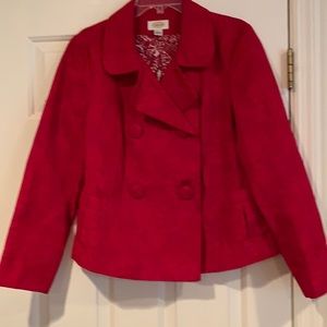 Holiday ready! Red blazer with beautiful lining